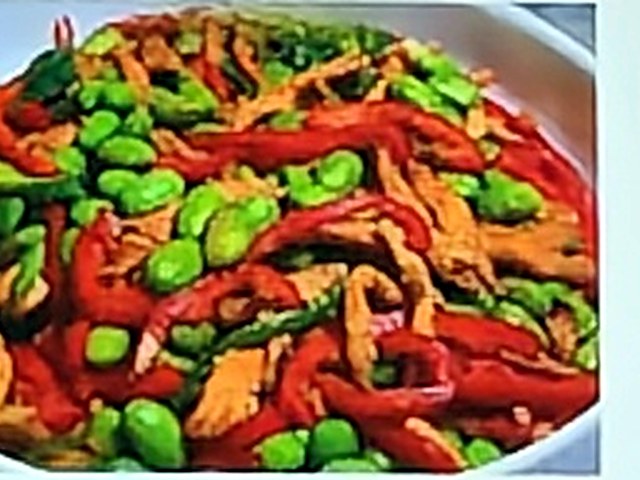 毛豆肉丝